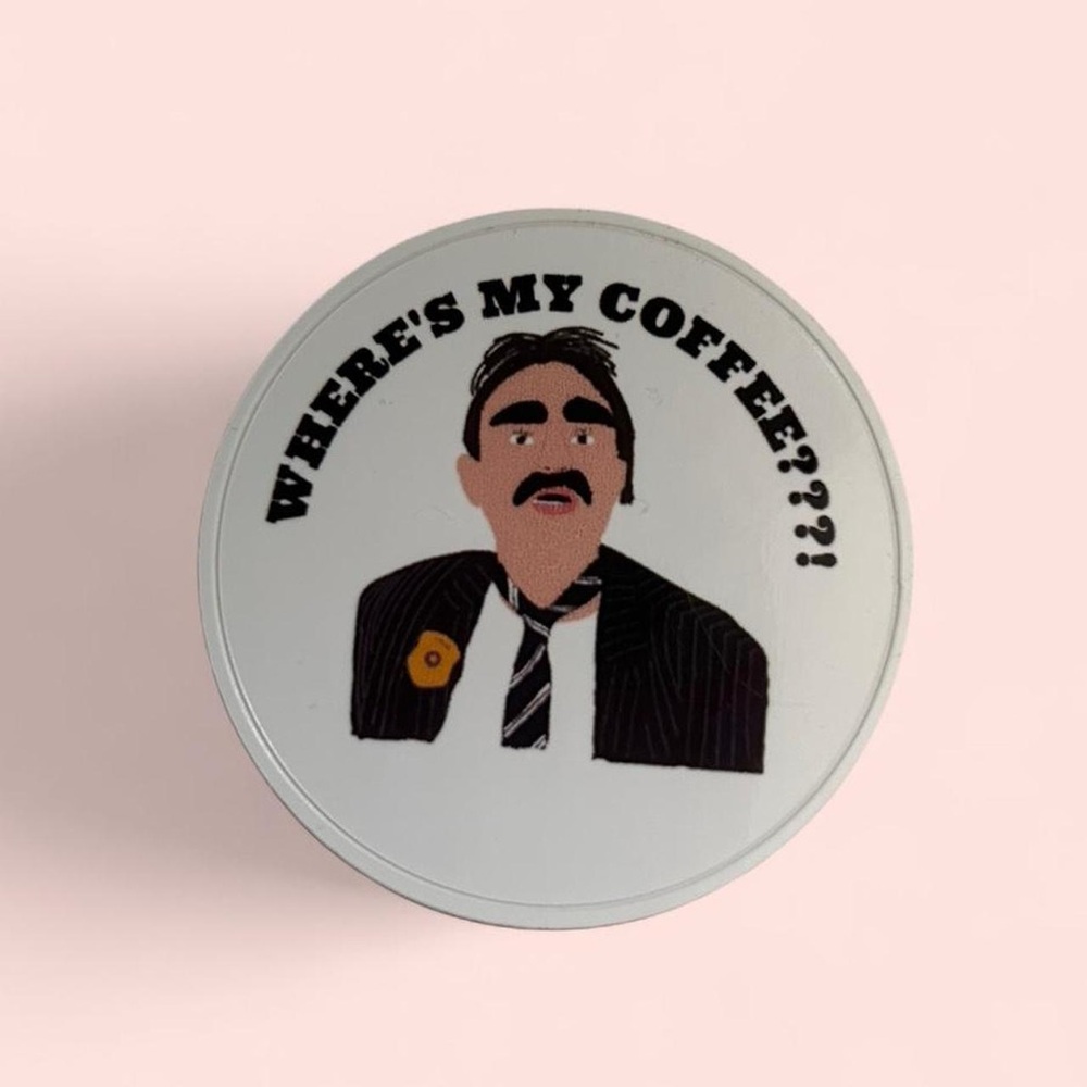 Detective Where’s my Coffee Sticker